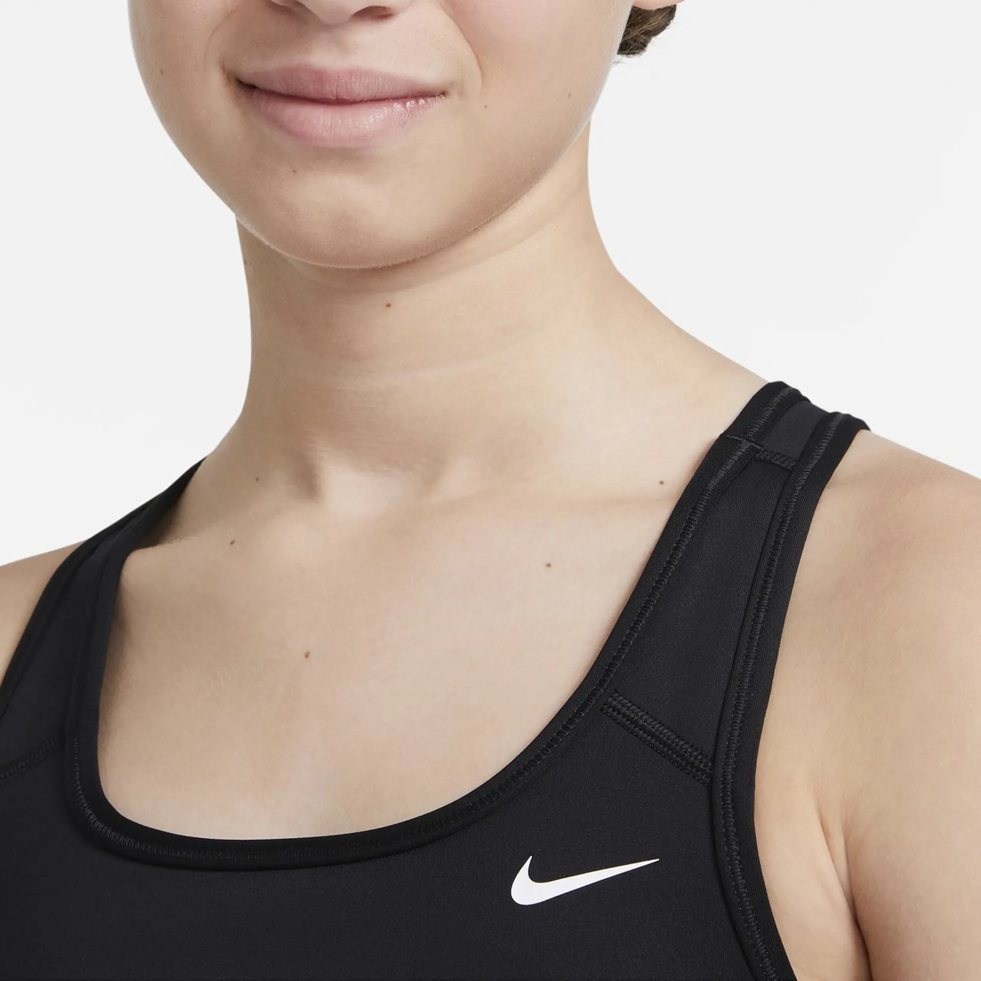 nike swoosh sports bra