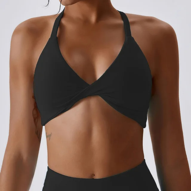 ruched sports bra