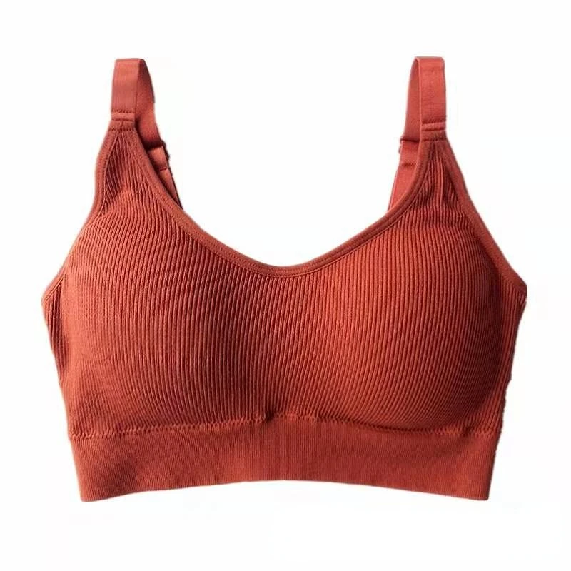 maroon sports bra