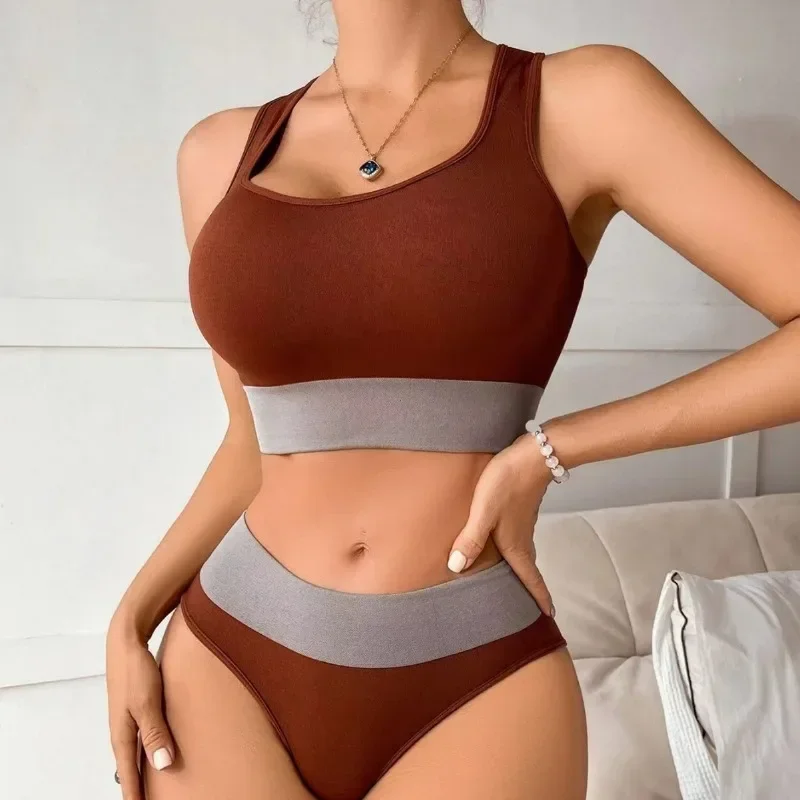 sports bra style swim top